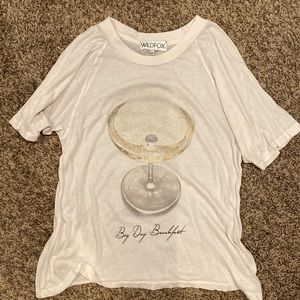 Wild fox bride big day breakfast tee
